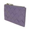 Used 11897 coin key holder 609315 7943 pastel purple RFID IC maxi intrecciato lavender unisex from Japan AUTHENTIC