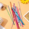 Colorful Knitting Crochet Aluminum Knitting Needle Crochet Needles Crochet Hook Set Sweater Stitch Tool Sewing Accessories