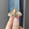 1PC Insect Series Brooch Delicate Little Bee Brooches Crystal Rhinestone Pin Jewelry