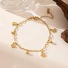 Gold Color Stainless Steel Bracelet Trendy Charm Bracelet New Wrist Chain  Jewelry Gifts