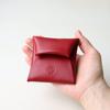 PORCO ROSSO Coin Case Leather Coin Purse Small Brand Porco Rosso Genuine Leather Tochigi Leather Made In Japan Leather Red Men's Women's Men's Women's