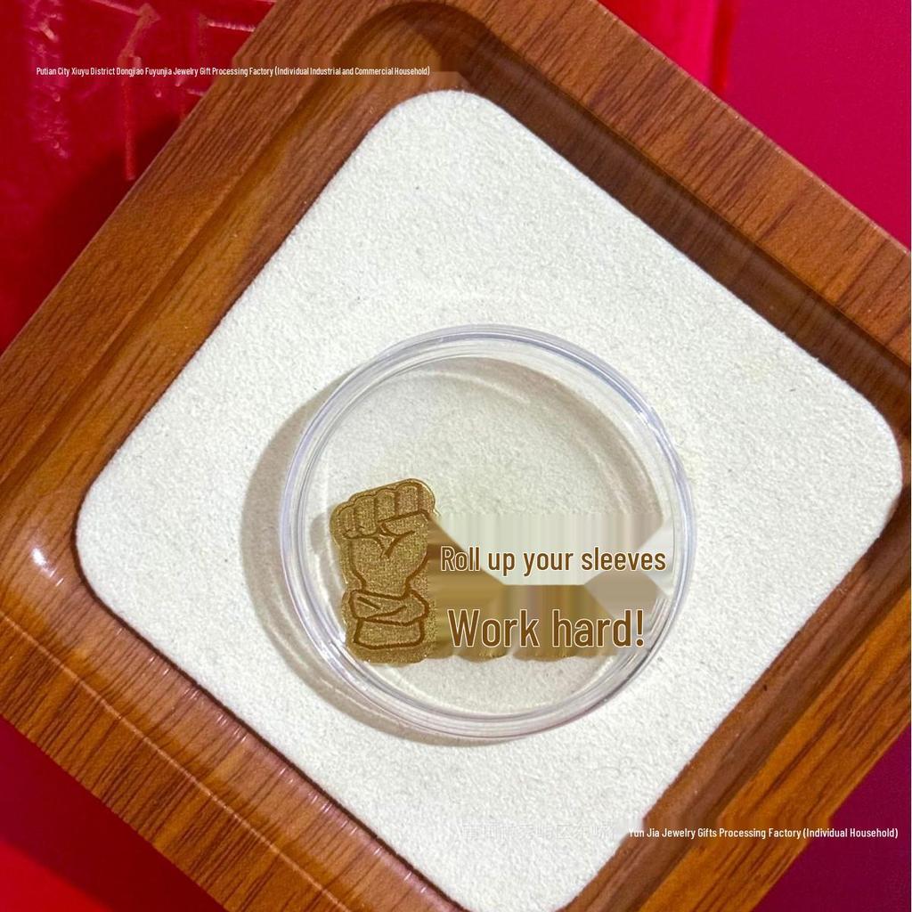 Pure Gold 999 Horse Year Phone Sticker for Wealth and Health - Popular Douyin Live Seller