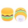 Silicone Night Light Cute Hamburger Shaped USB Rechargeable Soft Lighting Tap Control Dimmable Nursery Night Lamp for Bedside Room Decor