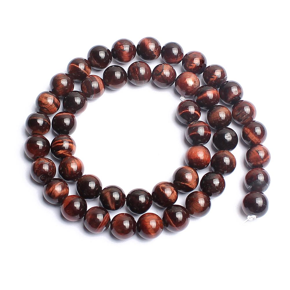 Natural Red Tiger Eye Forested Matt Round Beads Loose Beads for Jewelry Making Natural Red Tiger Eye Forested Matt Round Beads Loose Beads for Jewelry Making