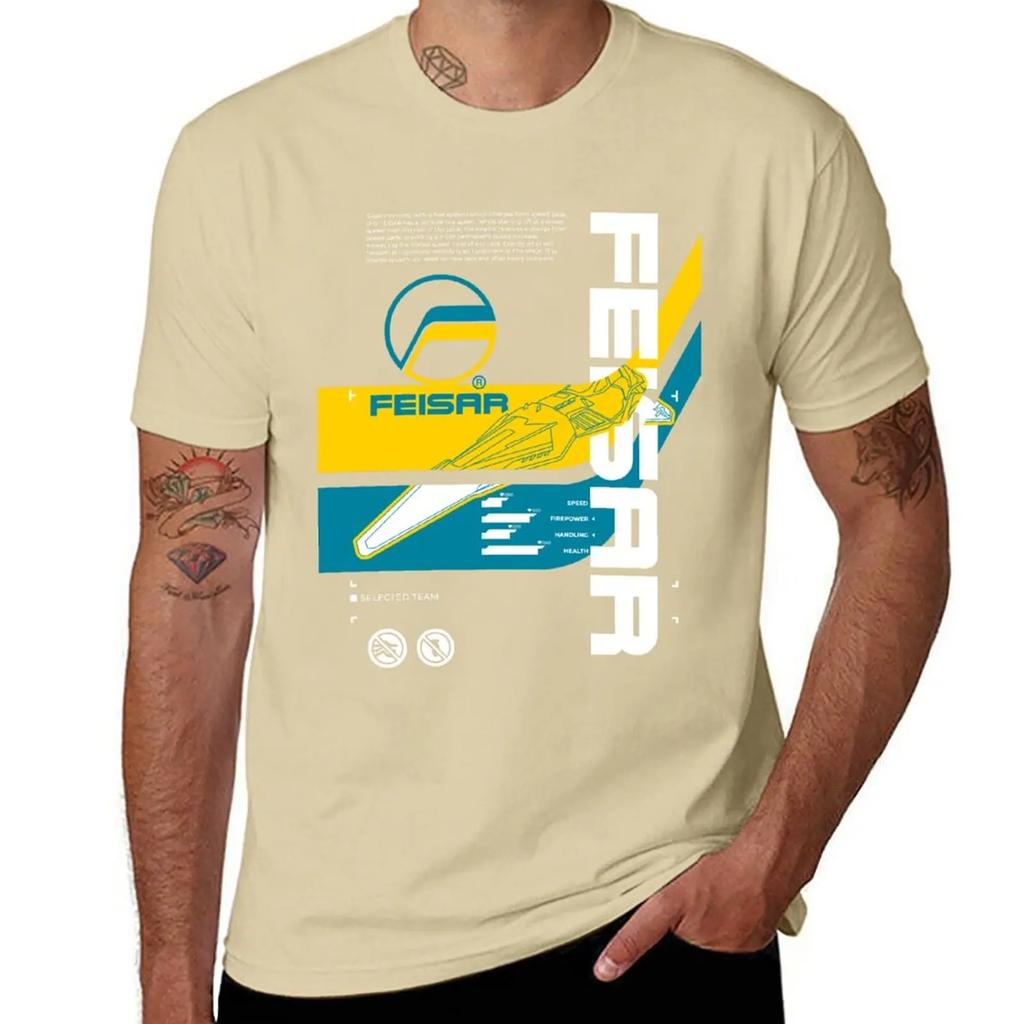 Wipeout 2049 Feisar Coverart T-Shirt Hippie Schwergewicht Neu Bei Oberteilen T-Shirts Niedlich Harajuku Vintage Unisex Designer Kleidung Streetwear