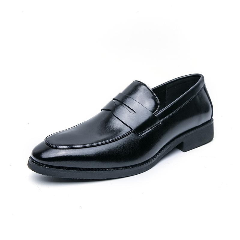 

Men s Slip-On Smile Loafers - Spring/Autumn 2025 Business Casual Shoes 38