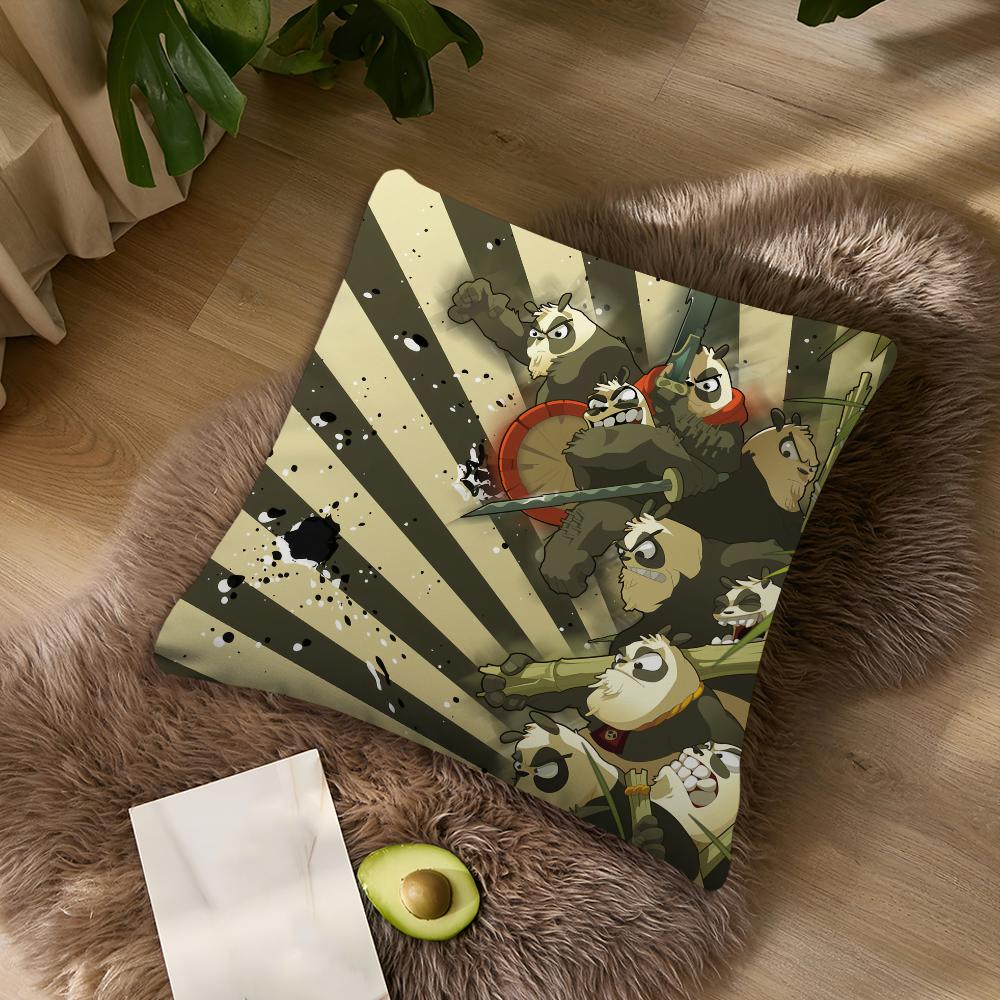 Game D-DOFUS Furry Panda Cute cushion For Bedroom Car Coffee Shop Room Soft and Living Room Sofa Decorative Pillow Cover Case