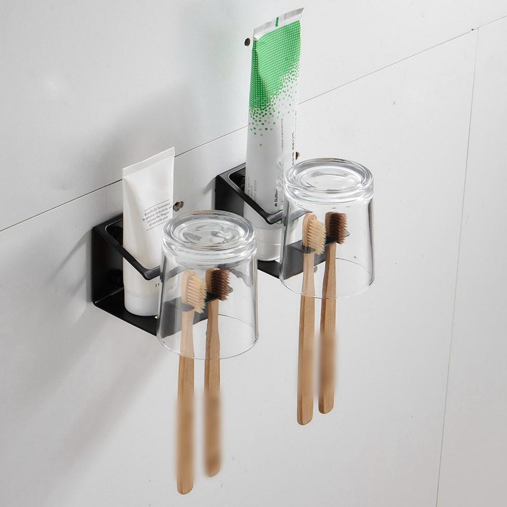 1 Pcs Toothbrush Toothbrush Holder Accessories Black