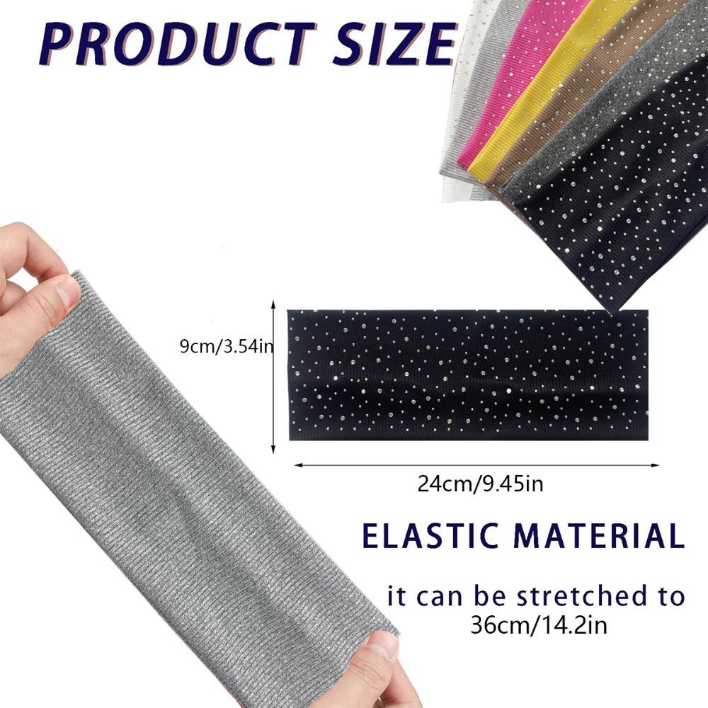 Elastic Yoga Headband Bling Diamond Headscarf New Hair Hoop  Hair Accessories
