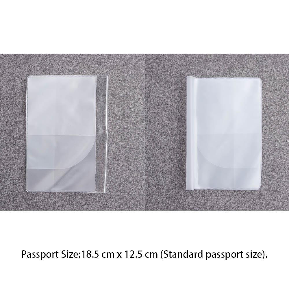 Case Clear Sleeve Protector Organizer Holder ID Card Protective Case Transparent Passport Case