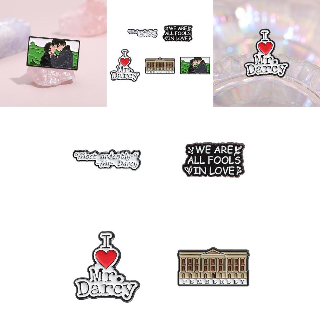 Unique Love Series Cartoon Character Brooch Pin Fashionable Metal Badge Accessory