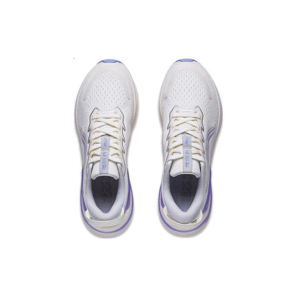Li Ning YueYing 3.0 Dämpfung Rutschfest Abriebfest Atmungsaktiv Niedrig geschnitten Laufschuhe Damen Weiß ARHT020-1