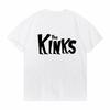 The Kinks Print Tshirt Rockamproll Vintage Music Band Retro Fashion Tshirt Unisex Unisex Cotton Round Neck Loose Top Tee