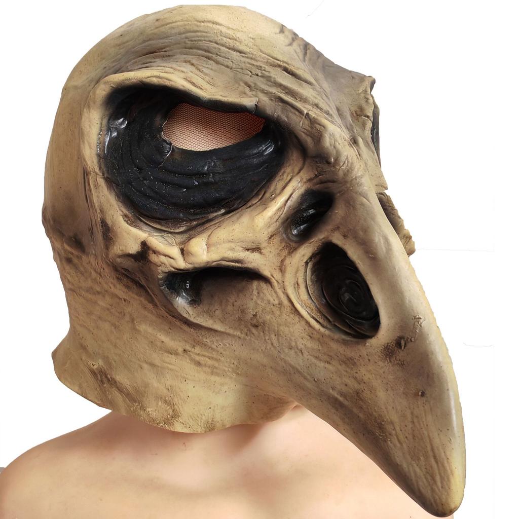 Halloween Skull Bird Mask Headgear with Crow Beak Moon Knight Marvel Movie Moon Knight Mask