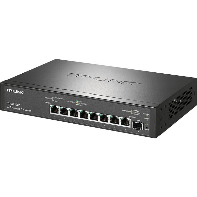 Tp-Link TL-SE2109P 10G Fiber + 8-Port 2.5G PoE Switch