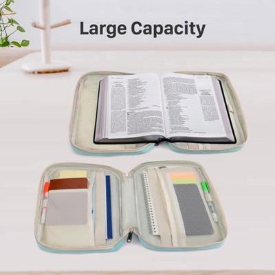Zipper Binder Bag with Handle Large Capacity Waterproof Document File Binder Storage Organizer Multi-Pocket Portfolio Organizer Case