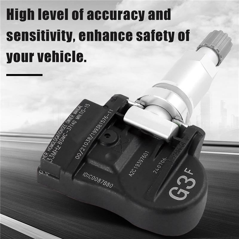 Tire Pressure Monitor Sensor For Fiat 124 2016- Mazda 2 3 CX-7 CX-7 CX-9 2008-2013 TPMS 433MHZ BDMC-37140-A87Q