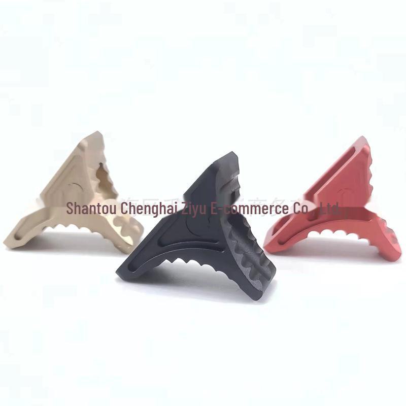 Universal Aluminum Alloy Mini Triangle Bamboo Hand Blocker Rail for MLOK/KEYMOD Systems