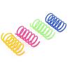60 PCS Cat Spring Toy Plastic Colorful Coil Spiral Springs Pet Action Wide