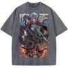 Anime That Time I Got Reincarnated As A Slime Tempest Rimuru Graphic T Shirt Men Women Washed Cotton Tshirts Harajuku T-shirt