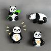 8 Stück/Set Panda Kühlschrankaufkleber 8-teilig Magnetisch Saugend 3D Dreidimensional Eis Kühlschrank Heimdekoration Verzierung Magnet Reise Souvenir