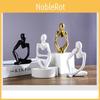 Resin Thinker Sculpture Statue Figurine Modern Abstract Home Decor Gift