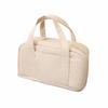 Corduroy Material Pencil Box Large Capacity Minimalist Design Storage Bag Portable Solid Color Stationery Organizer
