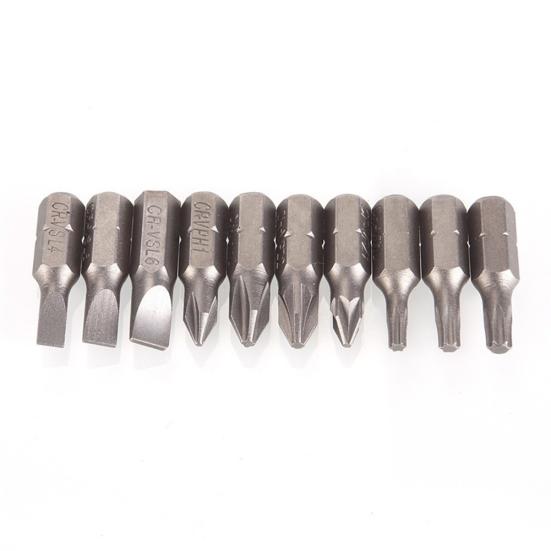 1/4 Screwdriver 17Pcs Mini Rapid Ratchet Wrench Rod 6.35 Quick Socket Tool Bit
