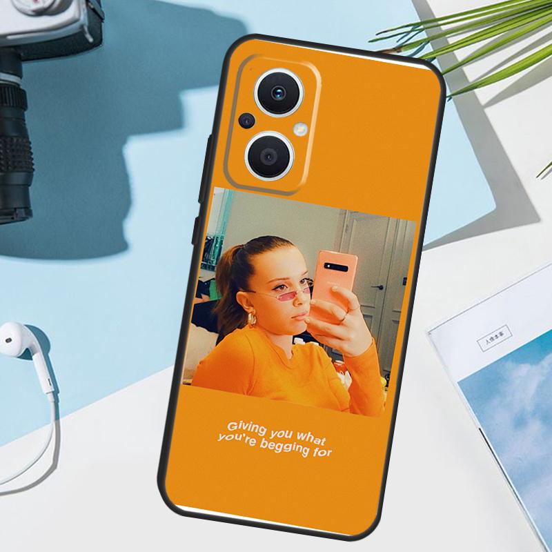 British Actor Millie Bobby Brown Cover For OPPO Reno 8 7 Lite 10 11 12 13 14 Pro 11F 12F 13F 14F OPPO Find X8 X5 X9 Pro Case