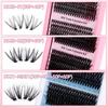 Natural Lash Clusters Kit Fluffy Individual Lashes C Curl Cluster Eyelash Extensions Diy Fluffy Dense Lash Extension Kit