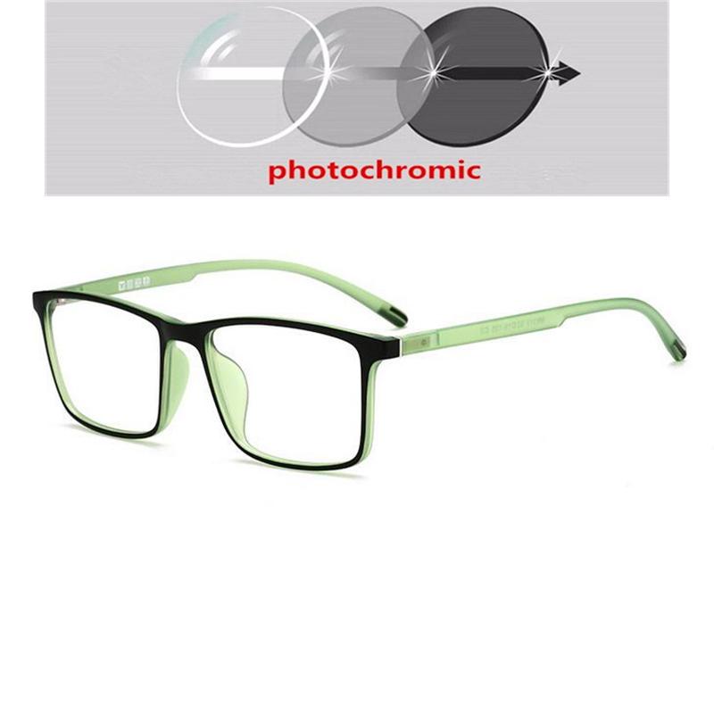 0 -0.5 -0.75 -1.0 To -6.0 Minus Degree  Square Prescription Eyeglasses Women Men Ultralight Business Computer Optical Glasse
