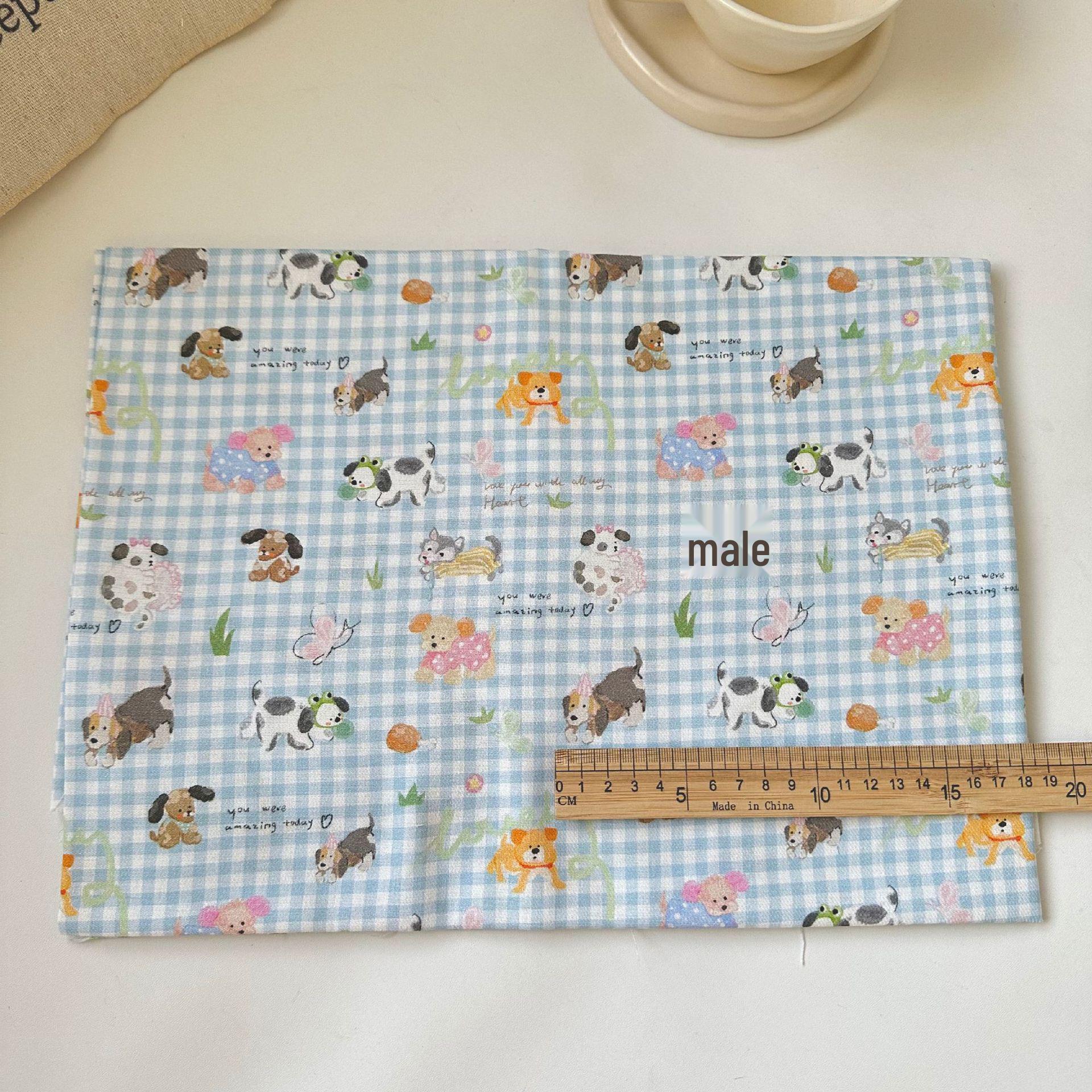 

Платье для сна из клетчатого хлопка и сумочка для женщин и детей 95cm