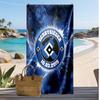 Asciugamano da Spiaggia con Stampa Calcio Hamburger SV, Asciugamano Grande Morbido ad Asciugatura Rapida per Spiaggia Campeggio Nuoto