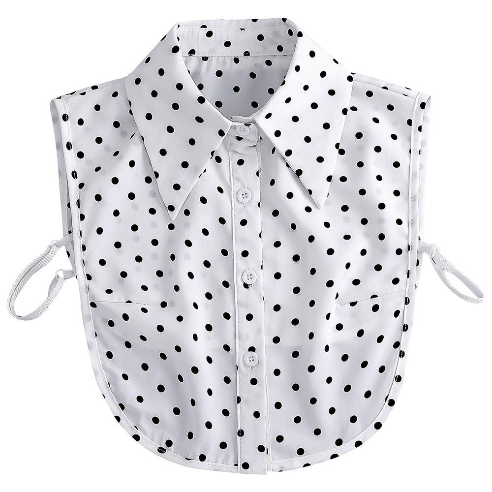 Detachable False Collar White Lapel Half Shirt New Ladies Cape  Women Girls