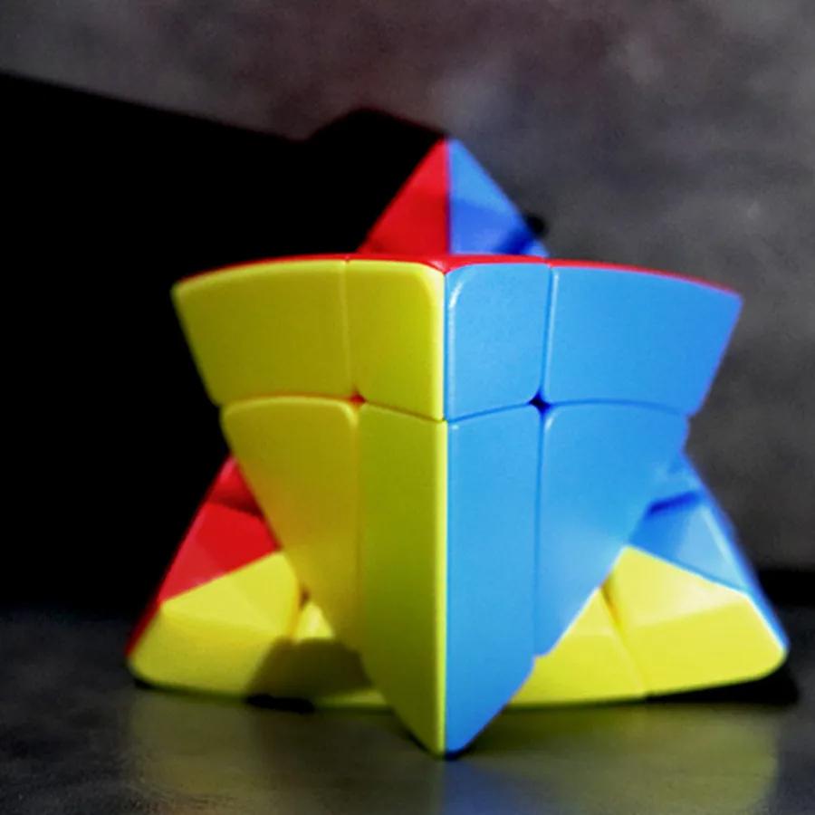 3x3 Magic Cube Tower 3x3  Alien Third Order Pyramid Speed Cubo Magico Professional Educational Toys For Children Cube