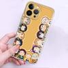 Soft Phone Cover Case for iPhone 17 Pro Max XR 15 11 16 XS Max 13 Pro 12 Mini Air 14 Plus 7 8 D-Demon S-Slayer Cute
