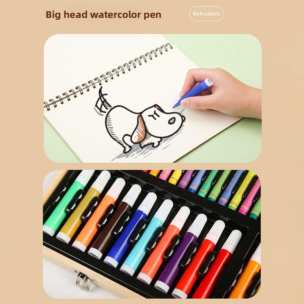 Washable Art Painting Set 180Pcs Oil Painting Stick Creative Painting Supplies  Drawing Kit