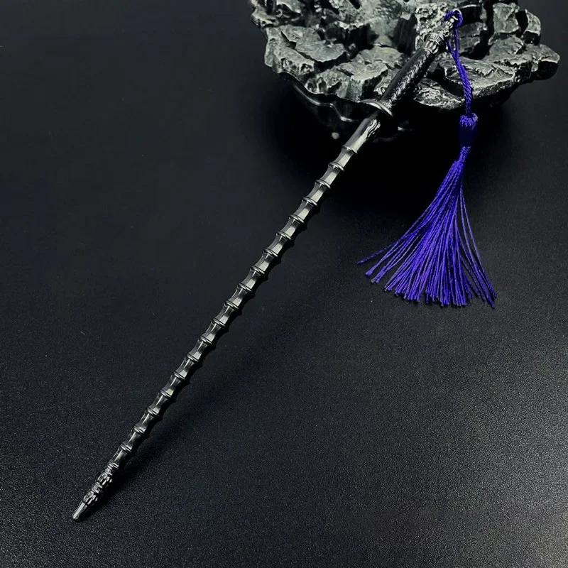 Retro Chinese Cosplay Fake Sword, Mini Katana Weapon, Decoration Swords Prop, Metal Miniature Toy Knifes