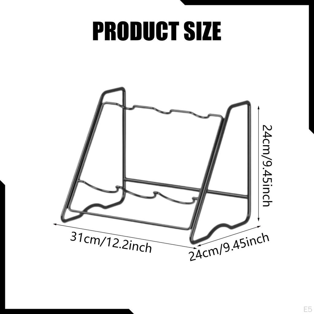 Bottle Display Shelf Holder Stand for Collector Dining Room Bar Restaurant Basement