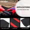 Motorcycle Ribbed Seat Cover for CRF50 CRF50F XR50 CRF 50 50F XR 50 Dirt Pit Bike Wrap Soft Seat Cushion Covers Protection Red