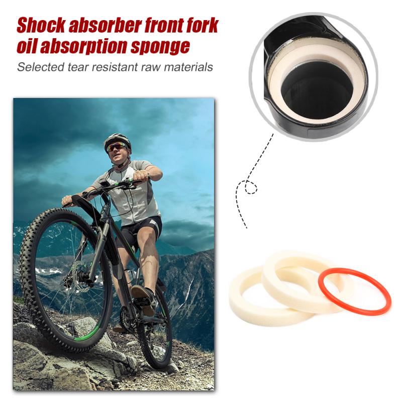 Bicycle Front Fork Oil Sponge Mountain Bike Oil Sealed Foam Ring 32mm/34mm/35mm/36mm Cycling