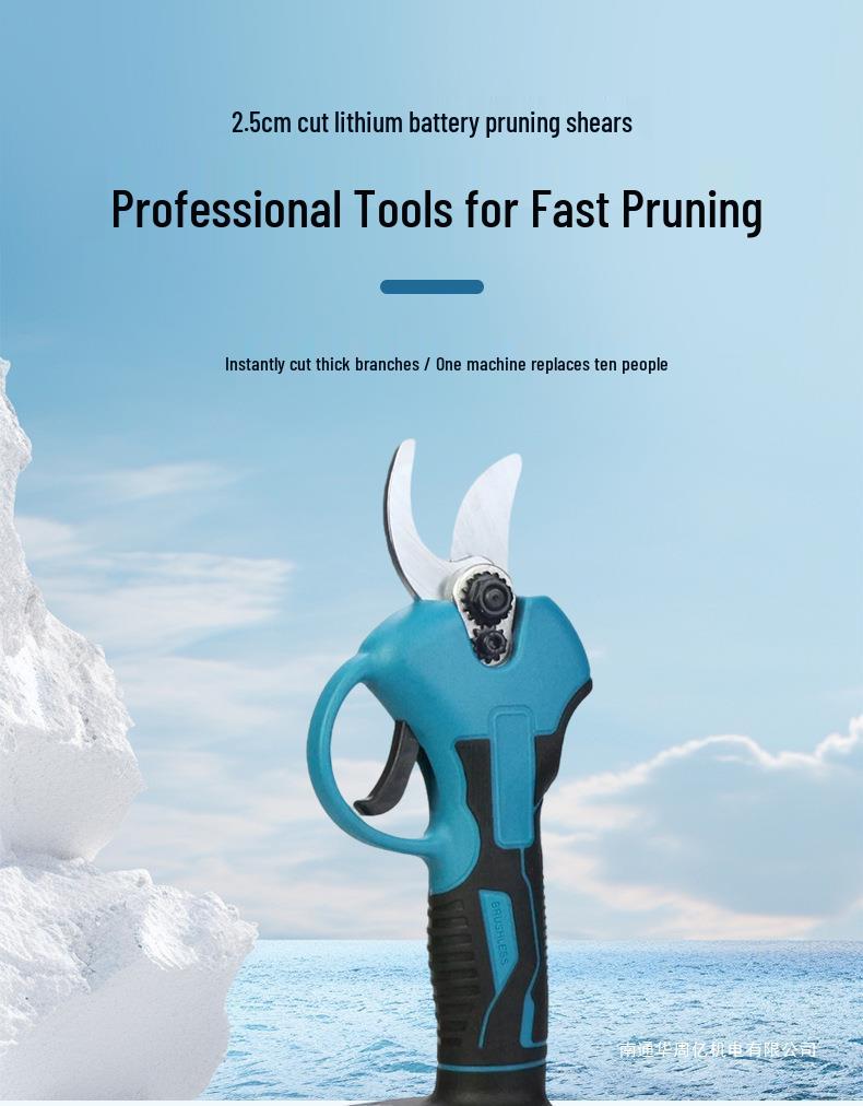 Makita-Style Portable Wireless Electric Pruning Shears for Outdoor Gardening