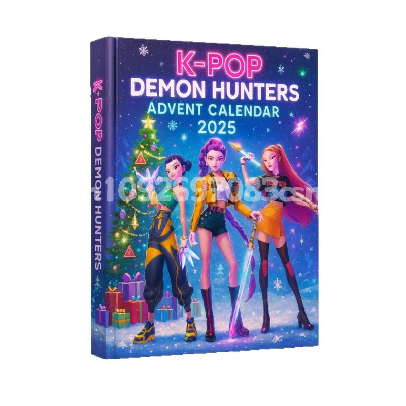 

New In stock Christmas Kpop Demon Hunting 24pcs Advent Calendar Surprise Blind Boxes For Halloween Mystery Box Gifts Toys toy@