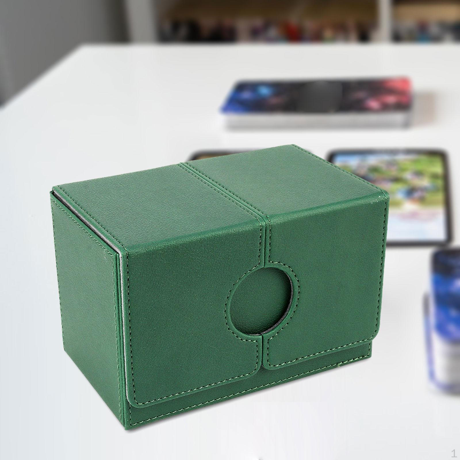 

Колода коллекционных карточек, футляр для карточек для спортивных коллекционных TCG green