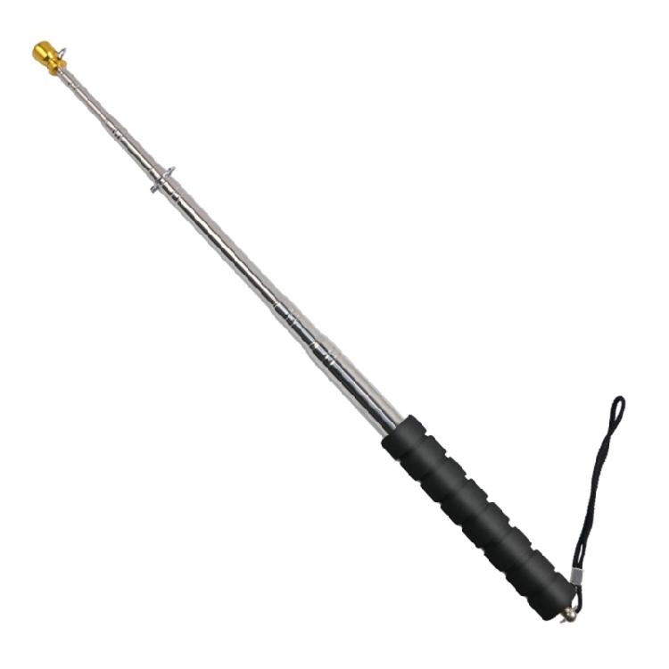 Aste Portabandiera Pieghevoli Portatili in Acciaio Inossidabile con Blocco Laccetto 8 Clip per Giardinaggio Parate Attività Scolastica