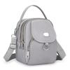 Lightweight Nylon Women'S Crossbody Bag Casual Mini Handbag With Multiple Zip Pouch Chic Design Shoulder Bag For Everyday Use