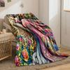 Bohemian Floral Fairy Art Blanket bedroom Blanket for Livingroom Couch lunch break Soft throw for Friend's festival Gift