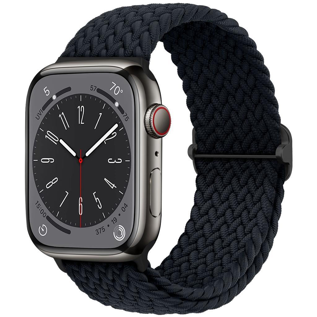 Braided Solo Loop Strap For Apple watch band 44mm 40mm 49mm 45mm 41mm Elastic Nylon bracelet iWatch series 8 3 se 6 7 Ultra 2 9