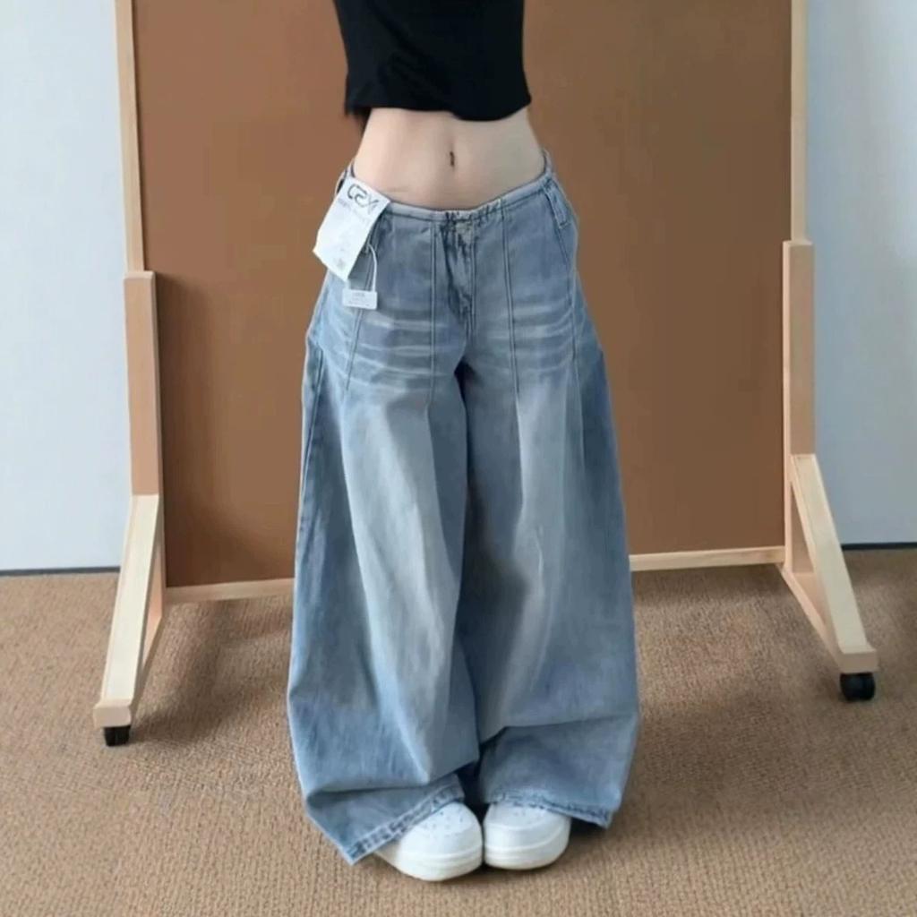 Women Straight Leg Denim Jeans Casual Solid Color Cotton Blend High Waist Daily Streetwear Long Pants