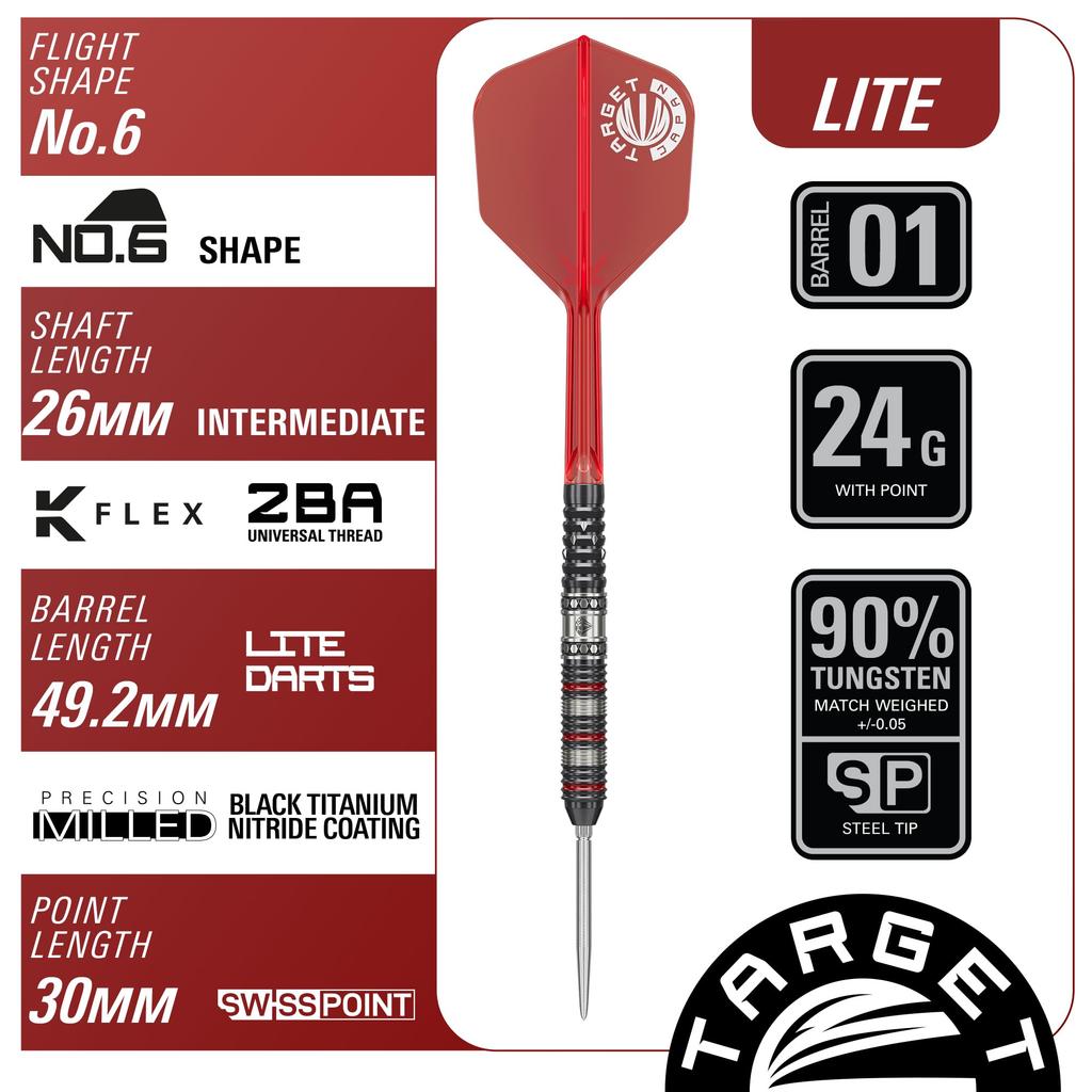 ダーツ TARGET 2BA PRIME SERIES DIAMOND G3 PRIME SERIES】DIAMOND G3 22g SWISS POINT STEEL - KOSUZU IWAO